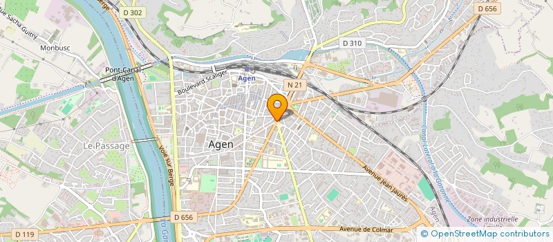 localisation de l'entreprise MONSIEUR ANGELO CASONATO  AUBIAC