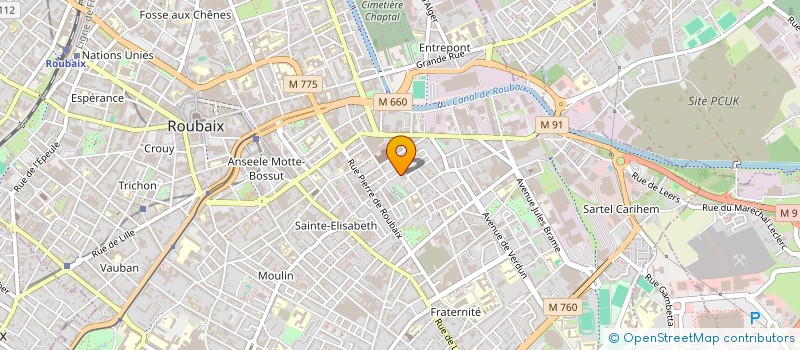 localisation de l'entreprise MONSIEUR ANGELO CHIACCHIA  ROUBAIX