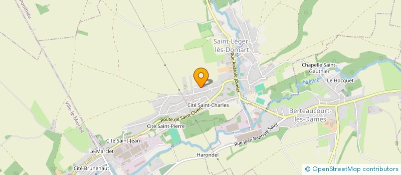 localisation de l'entreprise MONSIEUR ANGELO CHIZZOLINI  SAINT-LEGER-LES-DOMART