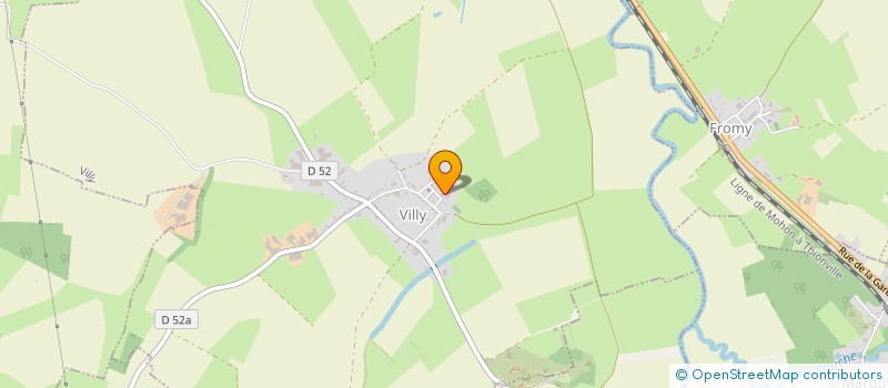 localisation de l'entreprise MONSIEUR ANGELO CRIPPA  VILLY