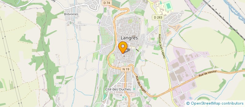 localisation de l'entreprise MONSIEUR ANGELO CRISTOFOLI à LANGRES