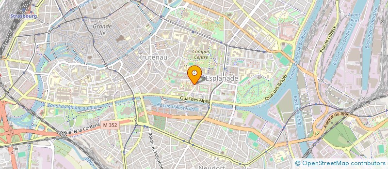 localisation de l'entreprise MONSIEUR ANGELO CRIVELARO BEZZON à STRASBOURG