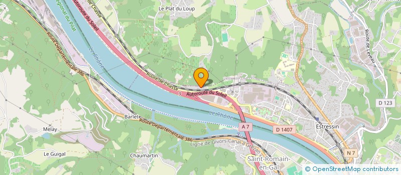 localisation de l'entreprise MONSIEUR ANGELO CUTRUPI  VIENNE