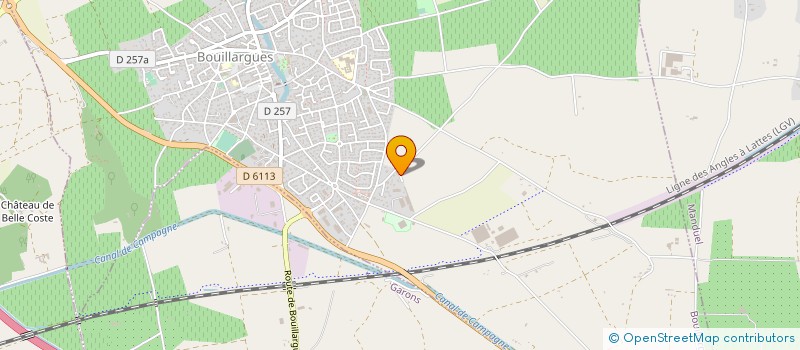 localisation de l'entreprise MONSIEUR ANGELO DA SILVA BELINHA  BOUILLARGUES