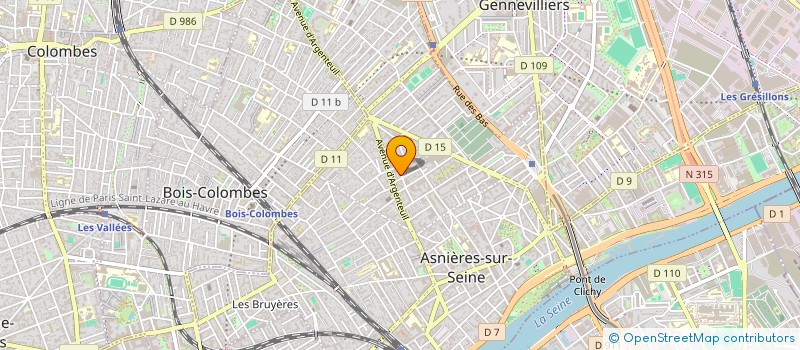 localisation de l'entreprise MONSIEUR ANGELO DACIEN  ASNIERES-SUR-SEINE