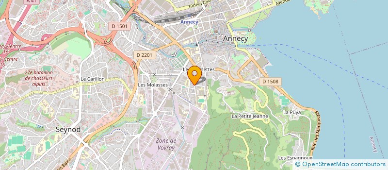 localisation de l'entreprise MONSIEUR ANGELO DE ABREU PINTO  ANNECY