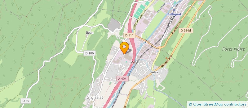 localisation de l'entreprise MONSIEUR ANGELO DE MARCO à GROISSIAT