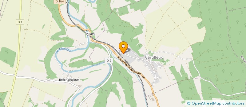 localisation de l'entreprise MONSIEUR ANGELO DE MORAIS  CERTILLEUX