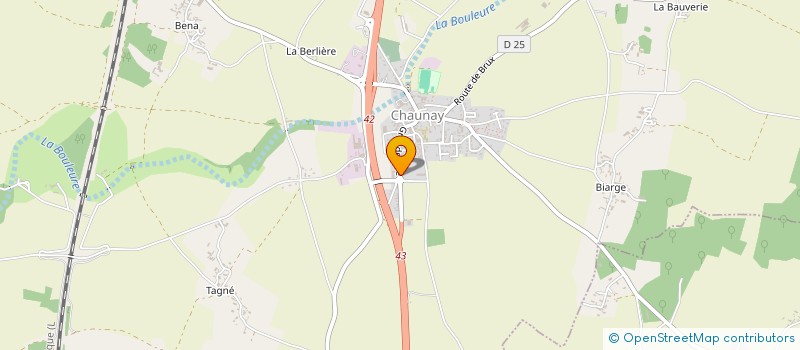 localisation de l'entreprise MONSIEUR ANGELO DEBARD  CHAUNAY