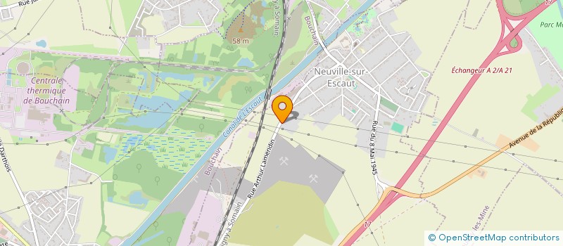 localisation de l'entreprise MONSIEUR ANGELO DEMESTRE  NEUVILLE-SUR-ESCAUT