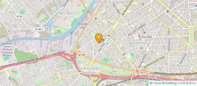 localisation de l'entreprise MONSIEUR ANGELO DEPLANQUE-TABARY à LILLE