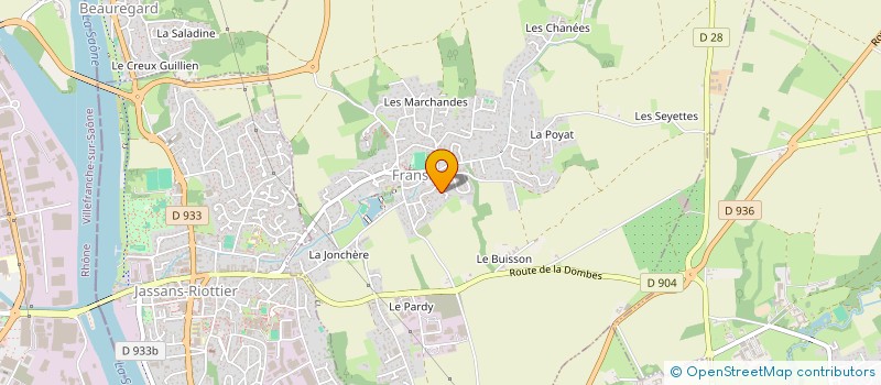 localisation de l'entreprise MONSIEUR ANGELO DI DOMENICO  FRANS