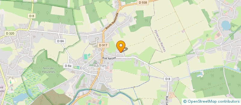 localisation de l'entreprise MONSIEUR ANGELO DI-NUNZIO  RACHES