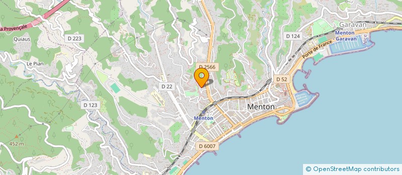 localisation de l'entreprise MONSIEUR ANGELO DI VINCENZO à MENTON