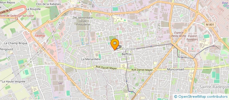 localisation de l'entreprise MONSIEUR ANGELO DIAS  TOURS