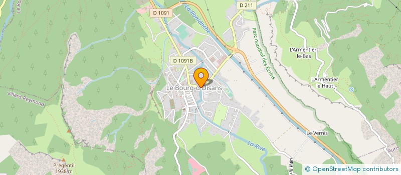 localisation de l'entreprise MONSIEUR ANGELO FALSONE à LE BOURG-D'OISANS