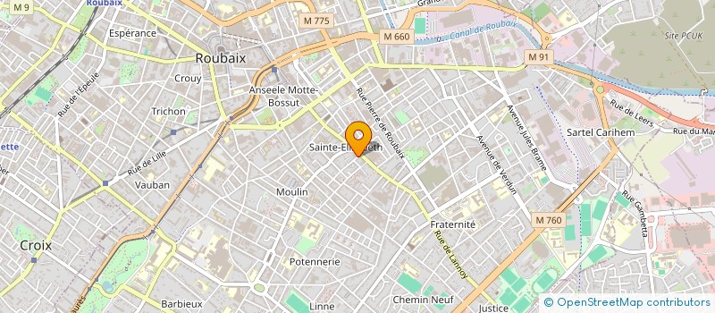 localisation de l'entreprise MONSIEUR ANGELO FERRANTE à ROUBAIX