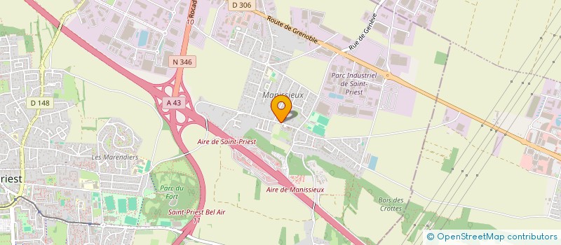 localisation de l'entreprise MONSIEUR ANGELO FERRETTI  SAINT-PRIEST