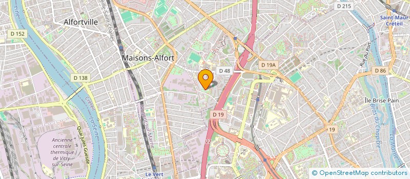 localisation de l'entreprise MONSIEUR ANGELO FILIP-COLOMBANI  MAISONS ALFORT