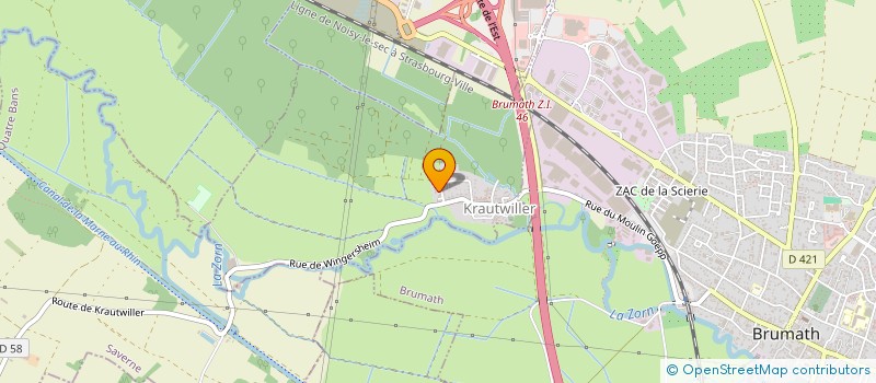 localisation de l'entreprise MONSIEUR ANGELO FINITZER  KRAUTWILLER