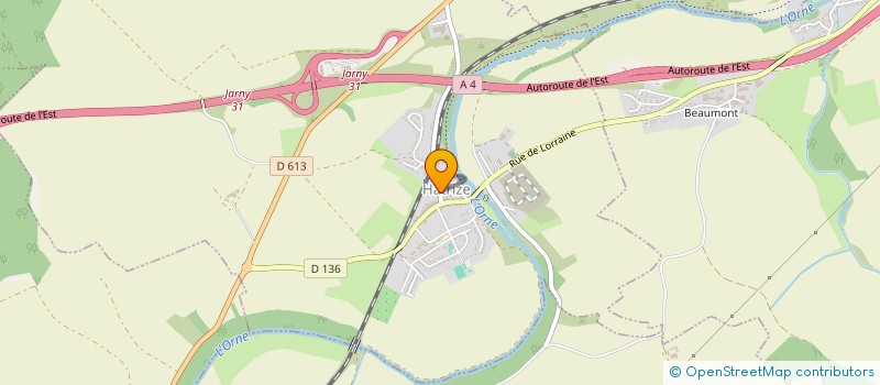 localisation de l'entreprise MONSIEUR ANGELO FIORENZA  HATRIZE