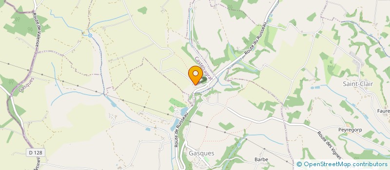 localisation de l'entreprise MONSIEUR ANGELO FLORES  CASTELSAGRAT