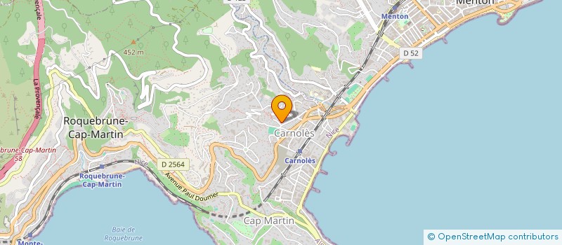 localisation de l'entreprise MONSIEUR ANGELO FORESTIERO à ROQUEBRUNE-CAP-MARTIN
