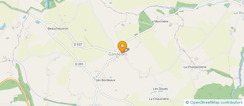 localisation de l'entreprise MONSIEUR ANGELO FROMENTIN à GANDELAIN