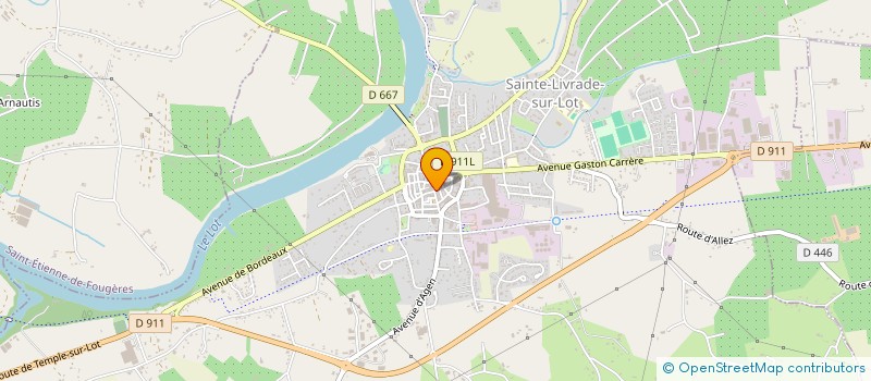 localisation de l'entreprise MONSIEUR ANGELO GALLY à SAINTE-LIVRADE-SUR-LOT