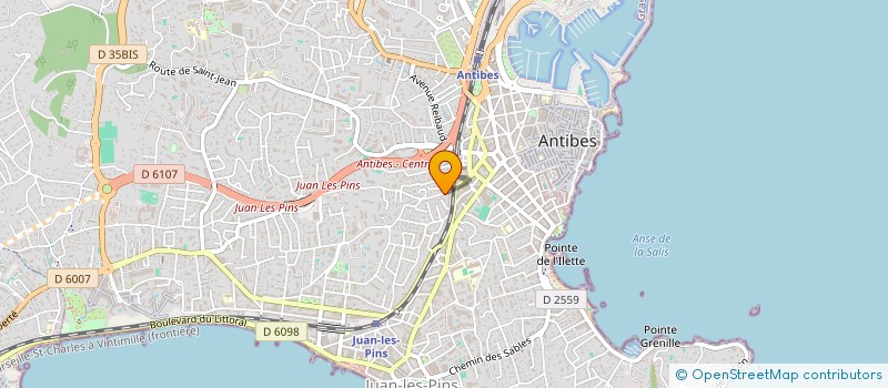 localisation de l'entreprise MONSIEUR ANGELO GARINO à ANTIBES