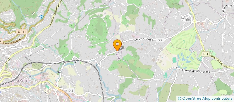 localisation de l'entreprise MONSIEUR ANGELO GELPI à GRASSE