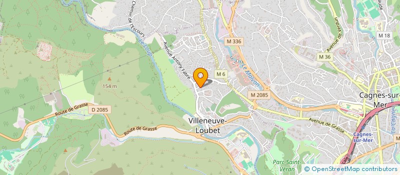 localisation de l'entreprise MONSIEUR ANGELO GERMANO à VILLENEUVE-LOUBET