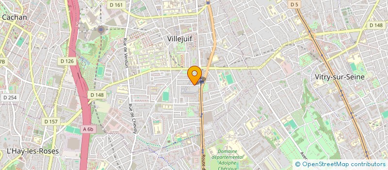 localisation de l'entreprise MONSIEUR ANGELO GOMES LOPES à VILLEJUIF