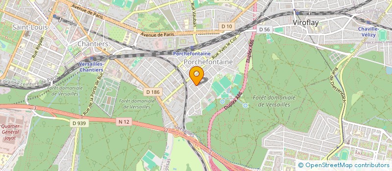 localisation de l'entreprise MONSIEUR ANGELO GRAVANO  VERSAILLES
