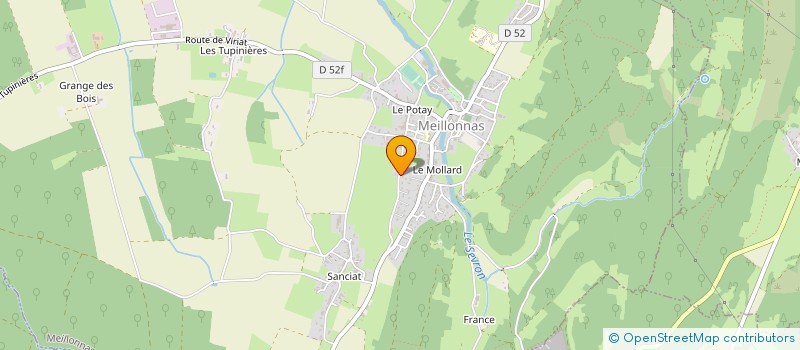 localisation de l'entreprise MONSIEUR ANGELO GREFFET  SAINT-ETIENNE-DU-BOIS