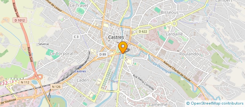 localisation de l'entreprise MONSIEUR ANGELO GRIFFI à CASTRES