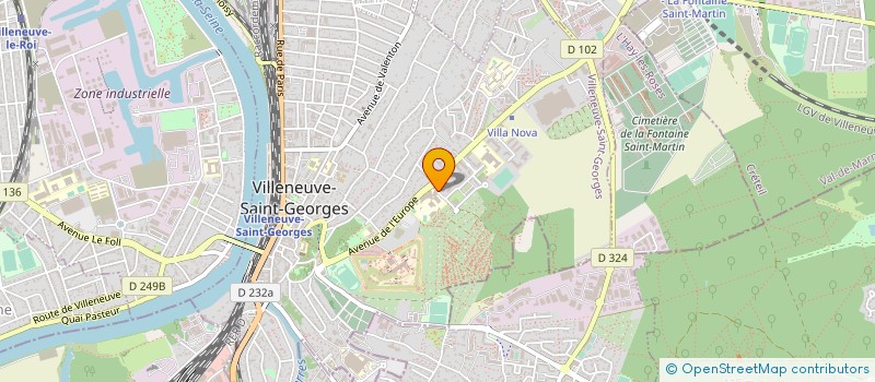 localisation de l'entreprise MONSIEUR ANGELO GUERCIN à VILLENEUVE-SAINT-GEORGES