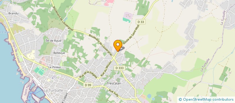 localisation de l'entreprise MONSIEUR ANGELO HAETTEL  LA TURBALLE