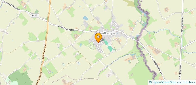 localisation de l'entreprise MONSIEUR ANGELO HUGUES  HOUTKERQUE