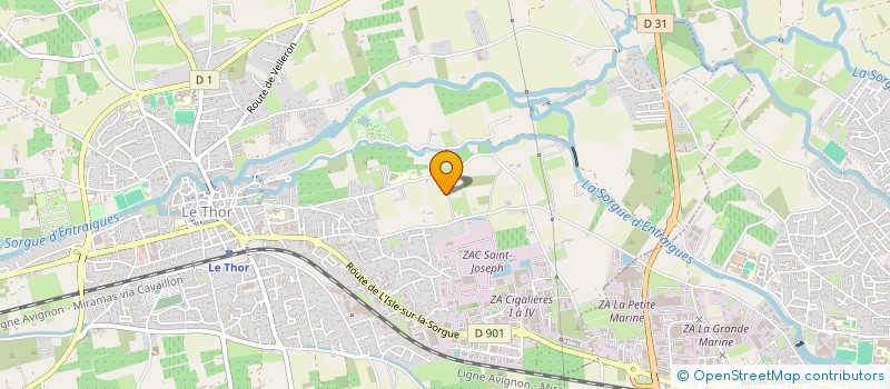 localisation de l'entreprise MONSIEUR ANGELO IOVINO  LE THOR