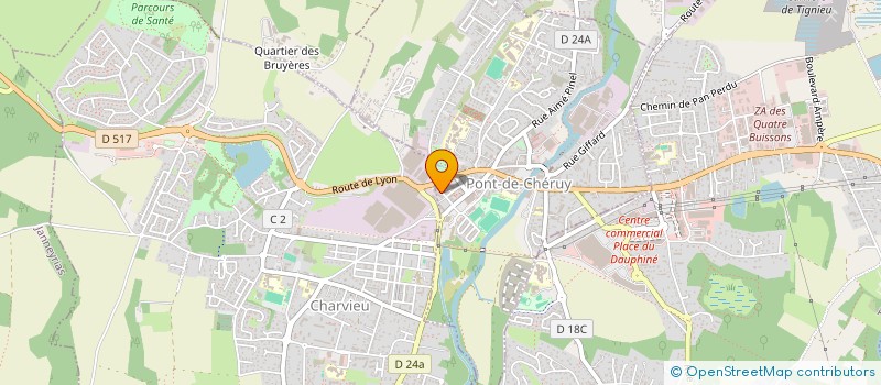 localisation de l'entreprise MONSIEUR ANGELO IRITI  PONT-DE-CHERUY