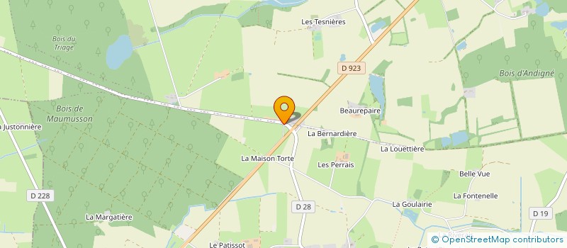 localisation de l'entreprise MONSIEUR ANGELO LACROIX  VALLONS-DE-L'ERDRE