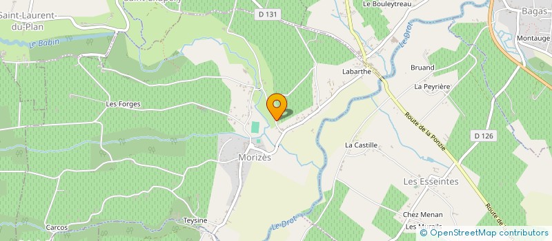 localisation de l'entreprise MONSIEUR ANGELO LAMBERT  MORIZES