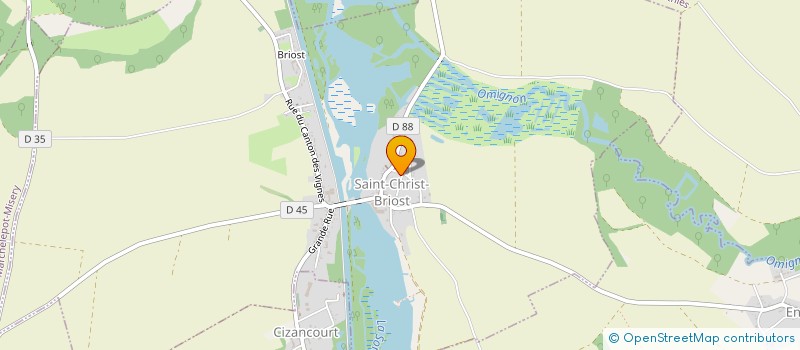 localisation de l'entreprise MONSIEUR ANGELO LEMOINE  MOISLAINS