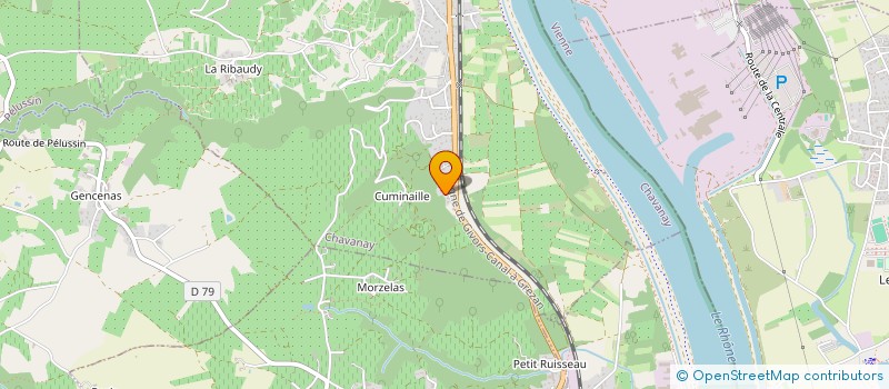 localisation de l'entreprise MONSIEUR ANGELO LOPES SAMPAIO  CHAVANAY