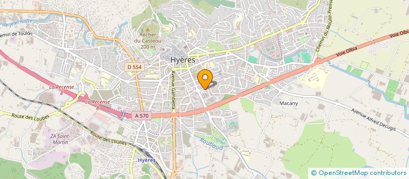 localisation de l'entreprise MONSIEUR ANGELO LOPEZ à HYERES