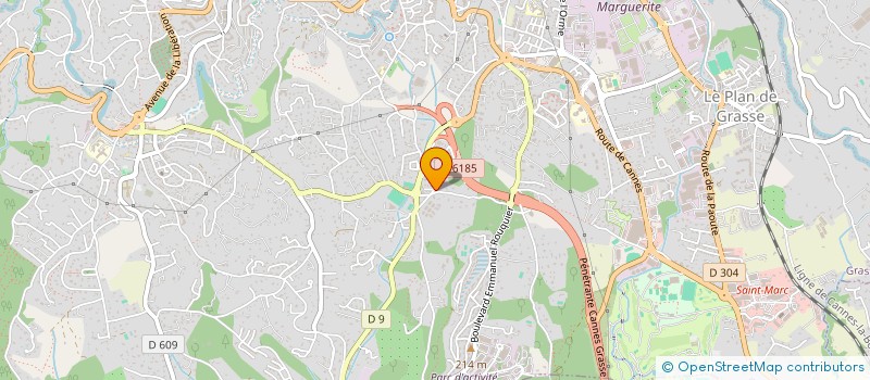 localisation de l'entreprise MONSIEUR ANGELO MATTEUCCI  GRASSE