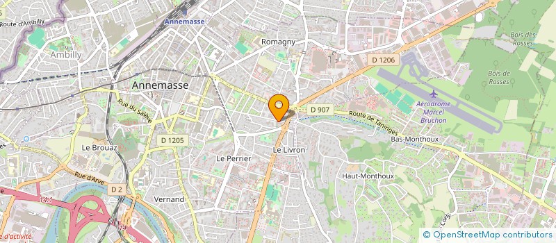 localisation de l'entreprise MONSIEUR ANGELO MISTRETTA  ANNEMASSE