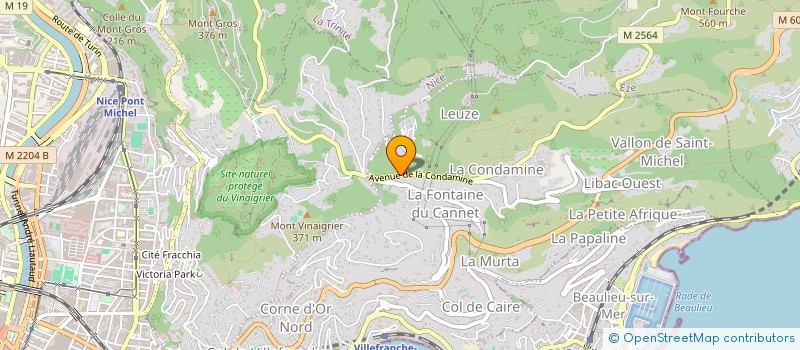 localisation de l'entreprise MONSIEUR ANGELO MIZZI à VILLEFRANCHE-SUR-MER