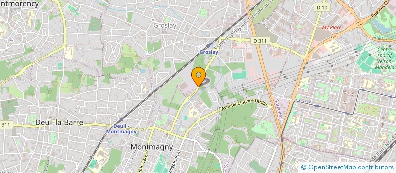 localisation de l'entreprise MONSIEUR ANGELO MULLER  GROSLAY